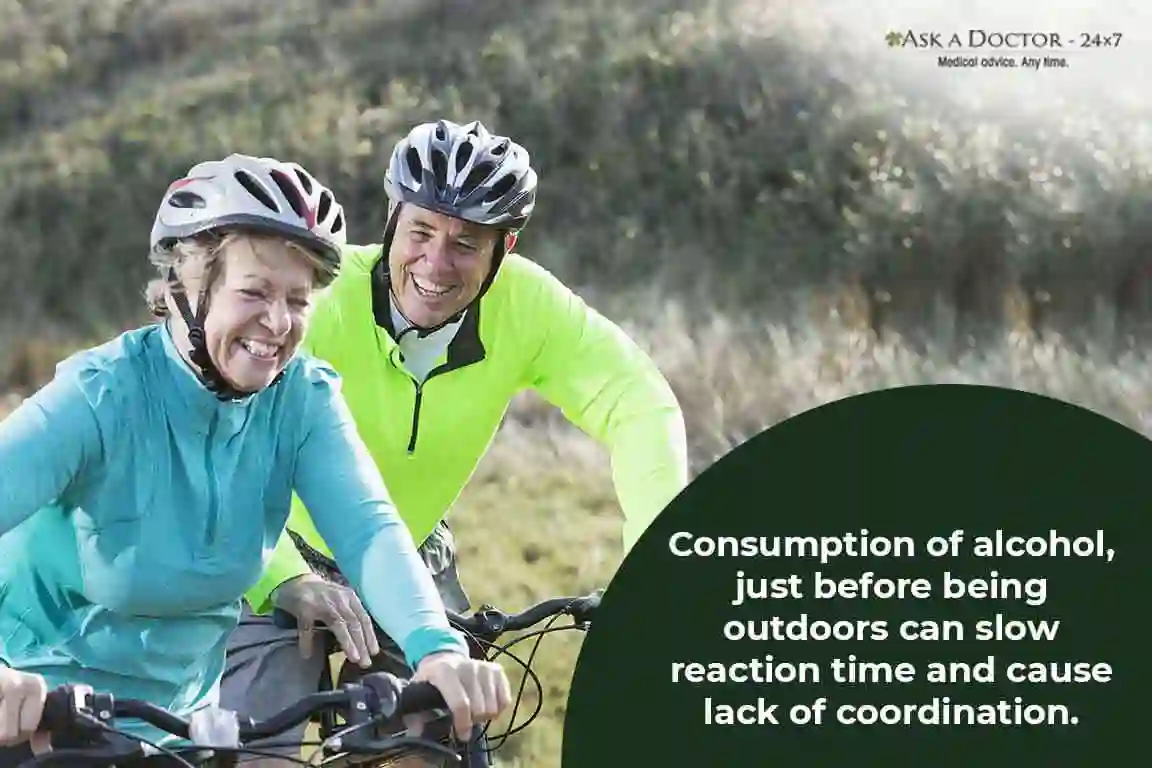 old couple cycling  =